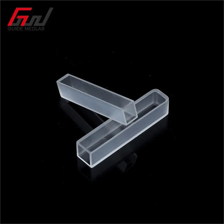 2 glass cuvette 1ml